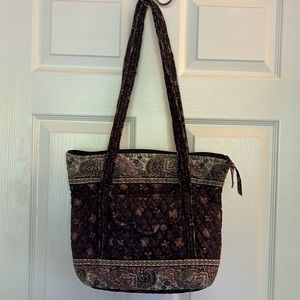 Vera Bradley Brown Mocha floral handbag